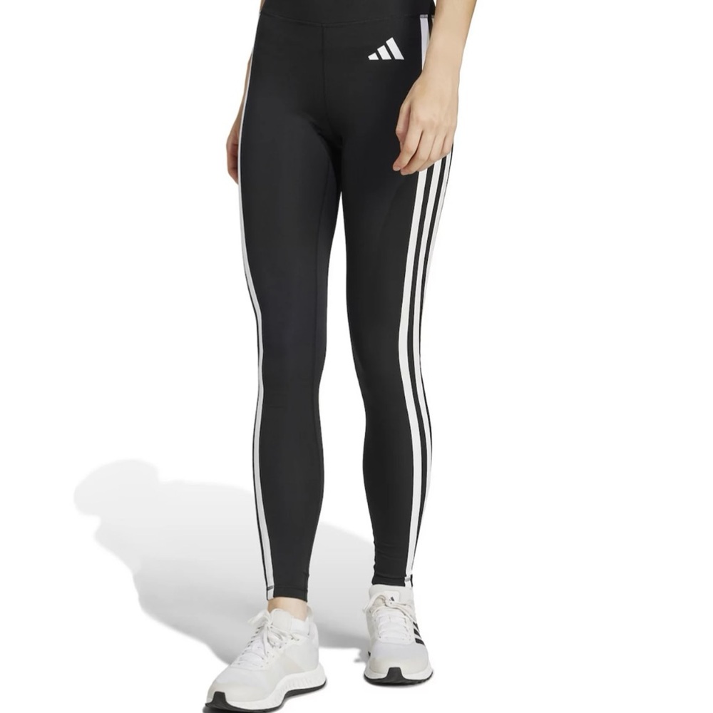 NWOT adidas training leggings black and white
